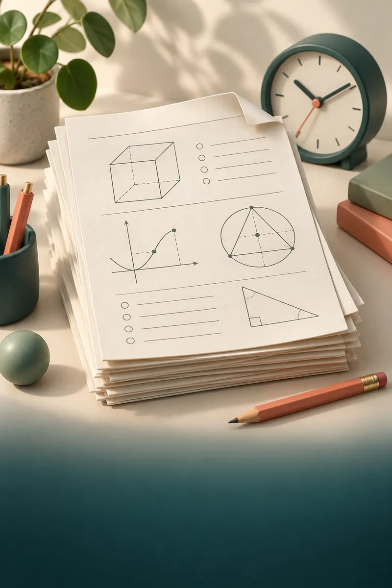 Past papers — original LearningP feature illustration